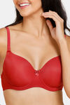 Zivame Padded Wired 3/4Th Coverage T-Shirt Bra - Sundried Tomato — thumbnail 7